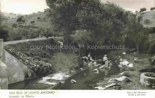 AK / Ansichtskarte Santo Antonio PT Lavando na Ribeira