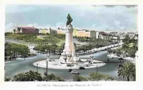AK / Ansichtskarte LISBOA Lisbon Lissabon Lisbonne PT Monumento ao Marqués de Pombal