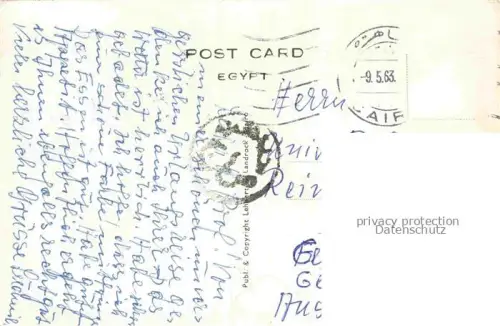 AK / Ansichtskarte CAIRO  Kairo Caire Egypt The Awakening of Egypt Statue and Cairo University