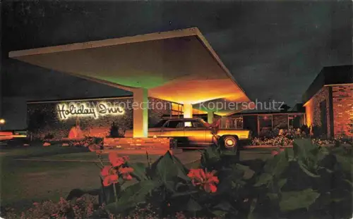 AK / Ansichtskarte St Catharines Ontario Canada Holiday Inn Motel at night