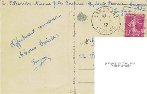 AK / Ansichtskarte Langogne MENDE 48 Lozere Le Pont d'Allier et le Mas Neuf