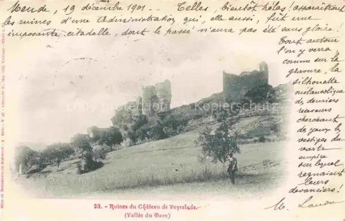 AK / Ansichtskarte Peyrelade Chateau Riviere-sur-Tarn MILLAU 12 Aveyron Ruines du Chateau de Peyrelade