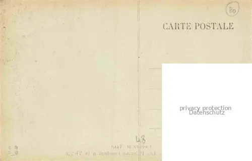 AK / Ansichtskarte La Malene FLORAC 48 Lozere Les Pelerins montant a la Vierge