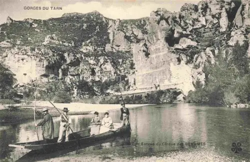 AK / Ansichtskarte Les Beaumes Massegros Le FLORAC 48 Lozere Entree du Cirque des Beaumes