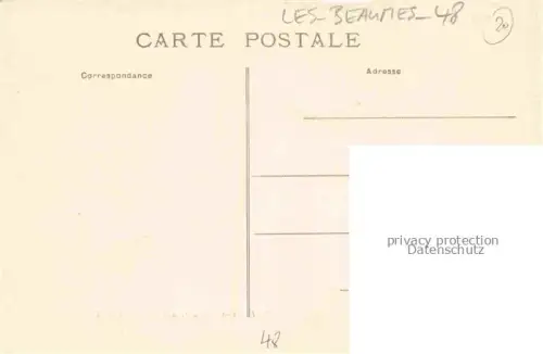 AK / Ansichtskarte Les Beaumes Massegros Le FLORAC 48 Lozere Entree du Cirque des Beaumes