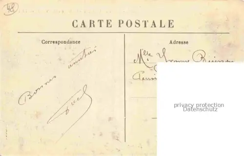 AK / Ansichtskarte Chapeauroux Lozere (Departement-48) La Gare et la Vallee de l'Allier