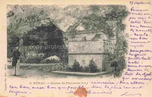 AK / Ansichtskarte NERAC-EN-ALBRET 47 Lot-et-Garonne Grotte de Fleurette