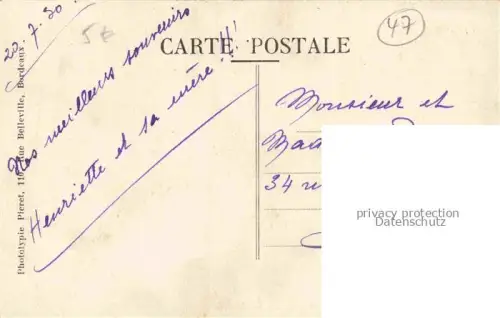 AK / Ansichtskarte Aiguillon AGEN 47 Lot-et-Garonne Eglise et le Chateau