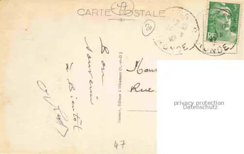 AK / Ansichtskarte Miramont-de-Guyenne Marmande 47 Lot-et-Garonne Place de l'Hotel de Ville