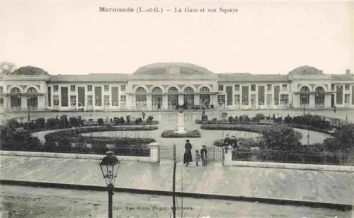AK / Ansichtskarte MARMANDE 47 Lot-et-Garonne La Gare et son Square