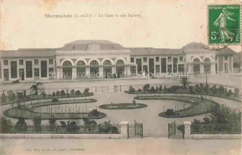 AK / Ansichtskarte MARMANDE 47 Lot-et-Garonne La Gare et son Square