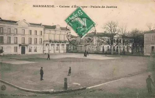 AK / Ansichtskarte MARMANDE 47 Lot-et-Garonne Caisse d'Epargne Palais de Justice