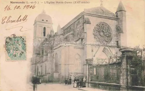 AK / Ansichtskarte MARMANDE 47 Lot-et-Garonne Eglise Notre Dame