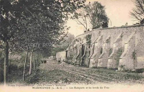 AK / Ansichtskarte MARMANDE 47 Lot-et-Garonne Les Remparts et les bords du Trec