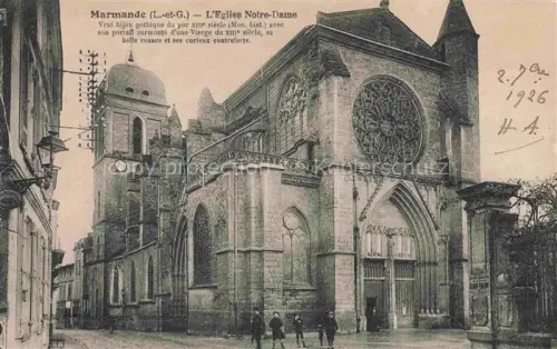 AK / Ansichtskarte MARMANDE 47 Lot-et-Garonne Eglise Notre Dame