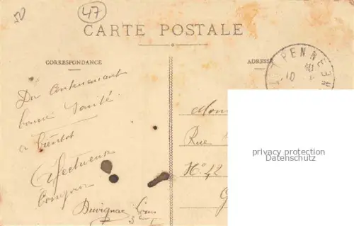 AK / Ansichtskarte Penne -d Agenais Villeneuve-sur-Lot 47 Lot-et-Garonne Vue generale