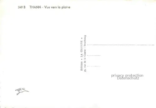 AK / Ansichtskarte Thann  ALsace 68 Haut-Rhin Vue vers la plaine