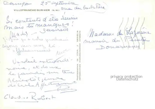 AK / Ansichtskarte Villefranche-sur-Mer NICE 06 Alpes-Maritimes Vue panoramique