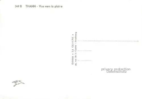 AK / Ansichtskarte Thann  ALsace 68 Haut-Rhin Vue vers la plaine