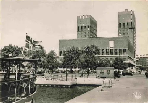AK / Ansichtskarte OSLO  Norge Radhuset