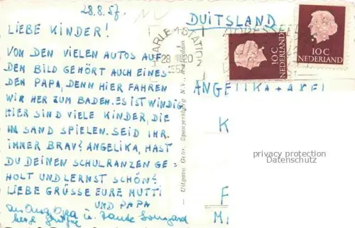 AK / Ansichtskarte ZANDVOORT-AAN-ZEE Noord Holland NL Panorama Zuid-Boulevard Strand