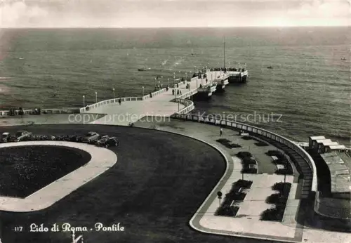 AK / Ansichtskarte Pontile Lido di Roma OSTIA IT Seebruecke