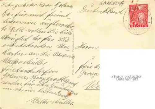 AK / Ansichtskarte Gandria Lago di Lugano Nuova strada di Gandria e la Valsolda