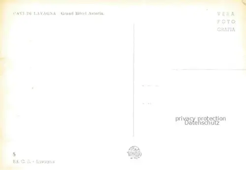 AK / Ansichtskarte Cavi di Lavagna Genova Liguria IT Grand Hotel Astoria
