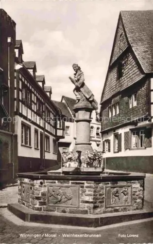 AK / Ansichtskarte Winningen Mosel Rheinland-Pfalz Weinhexenbrunnen