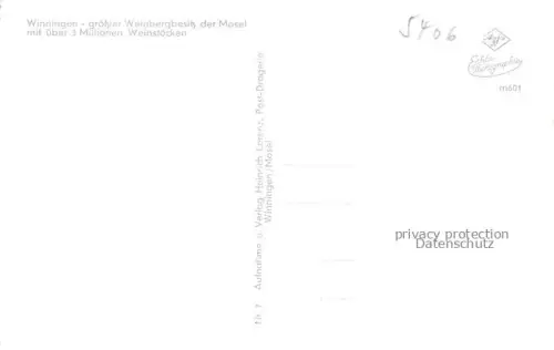 AK / Ansichtskarte Winningen Mosel Rheinland-Pfalz Weinhexenbrunnen