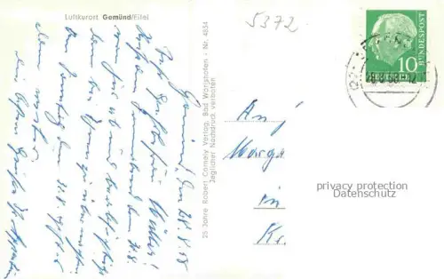 AK / Ansichtskarte Gemuend Eifel Schleiden NRW Panorama