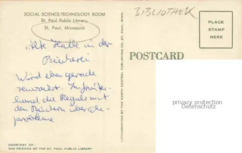 AK / Ansichtskarte St Paul Minnesota USA St Paul Public Library