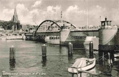 AK / Ansichtskarte Sonderborg DK Christian dX's bro