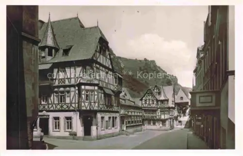 AK / Ansichtskarte Bacharach Rheinland-Pfalz Alte Fachwerkhaeuser