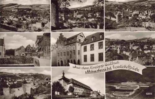 AK / Ansichtskarte Muenstereifel Bad NRW Kneippheilbad Panorama Orts und Teilansichten