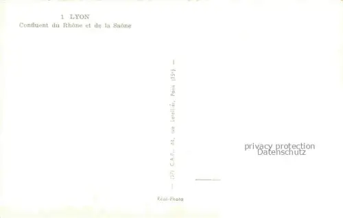 AK / Ansichtskarte LYON 69 Rhone Confluent du Rhone et de la Saone