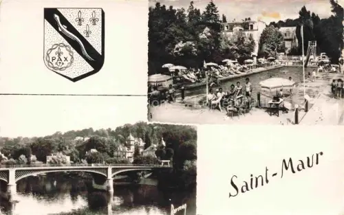 AK / Ansichtskarte Saint-Maur Creteil 94 Val-de-Marne La Piscine Le Pont de Chennevieres