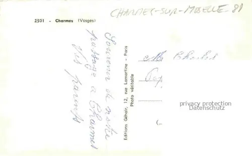 AK / Ansichtskarte Charmes-sur-Moselle Epinal 88 Vosges Vue partielle Le Pont L'Eglise Vue panoramique