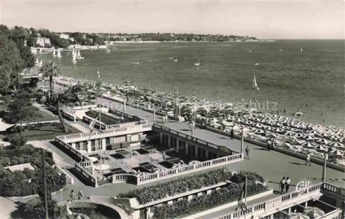 AK / Ansichtskarte JUAN-LES-PINS Antibes 06 Alpes-Maritimes Les nouvelles terrasses et la plage