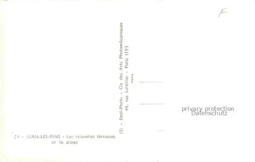 AK / Ansichtskarte JUAN-LES-PINS Antibes 06 Alpes-Maritimes Les nouvelles terrasses et la plage