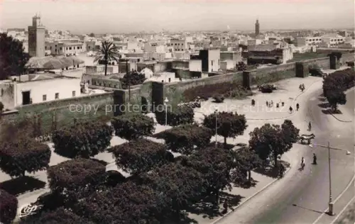 AK / Ansichtskarte RABAT  Maroc Le Boulevard Joffre et la Medina