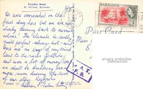 AK / Ansichtskarte St Michael Barbados West Indies Paradise Beach