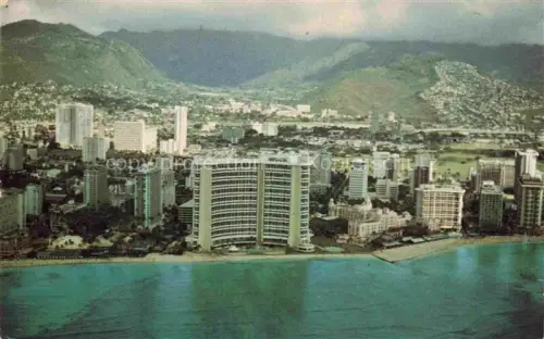 AK / Ansichtskarte Waikiki Honolulu Hawaii USA The Sheraton Waikiki Hotel Fliegeraufnahme