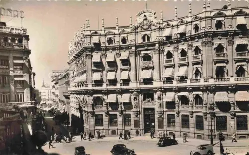 AK / Ansichtskarte MADRID  ES Edificio del Banco Hispano Americano y Carrera de San Jeronimo