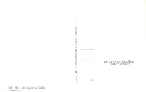 AK / Ansichtskarte Fes  Fez Maroc Les Souks du Talaa