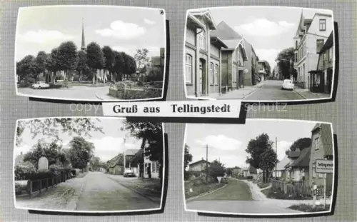 AK / Ansichtskarte Tellingstedt Dithmarschen Schleswig-Holstein Teilansichten Strassenpartien