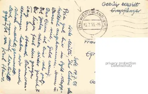 AK / Ansichtskarte WESTERLAND Sylt Jugendheim Kassel