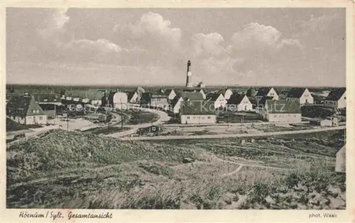 AK / Ansichtskarte Hoernum Sylt Gesamtansicht Leuchtturm