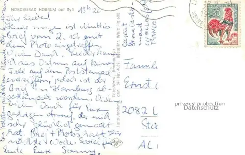 AK / Ansichtskarte Hoernum Sylt Panorama Nordseebad