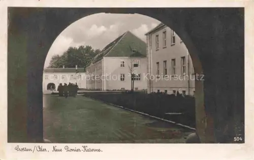 AK / Ansichtskarte Crossen  Oder Krosno Odrzanskie PL Neue Pionier-Kaserne